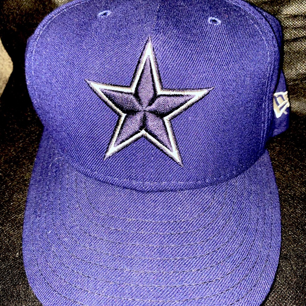 New Era Dallas Cowboys 59FIFTY Fitted Cap Navy Blue 7 1/4 NFL Football EIC VTG